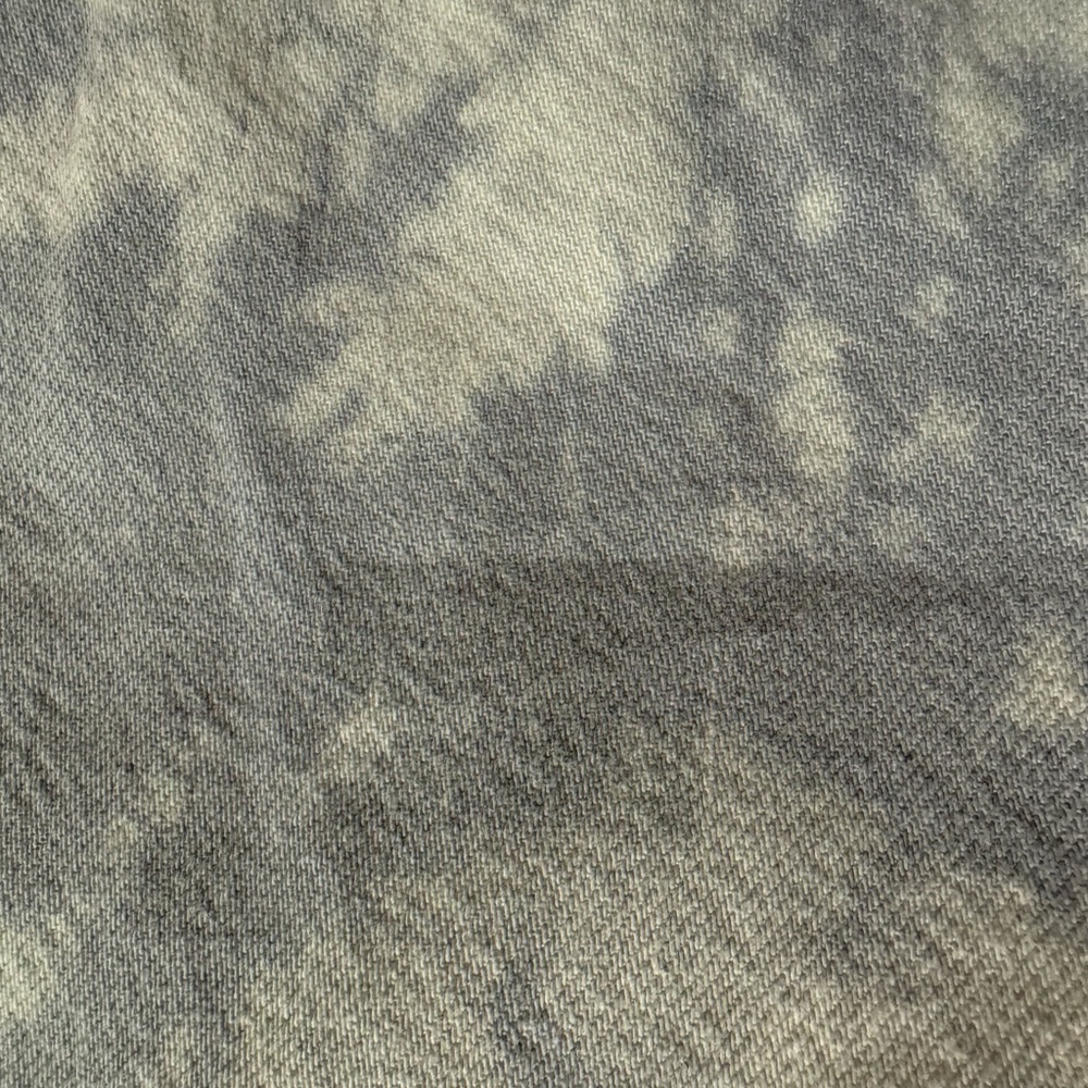 Pilcro and the Letterpress Blue and White Bleach Tye Dye Cropped Jeans - Picture 9 of 15
